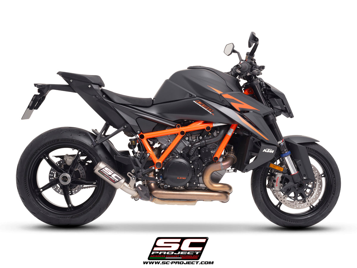 SC-PROJECT - CR-T スリップオンサイレンサー (純正キャタライザー対応) 1390 SUPER DUKE R / EVO '24