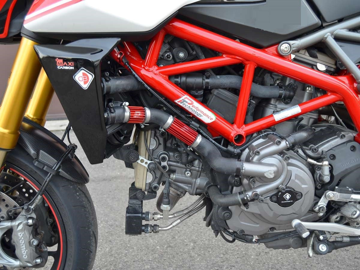 Performance Technology - アルミビレット ウォーターライン クーラー キット HYPERMOTARD 950 / SP