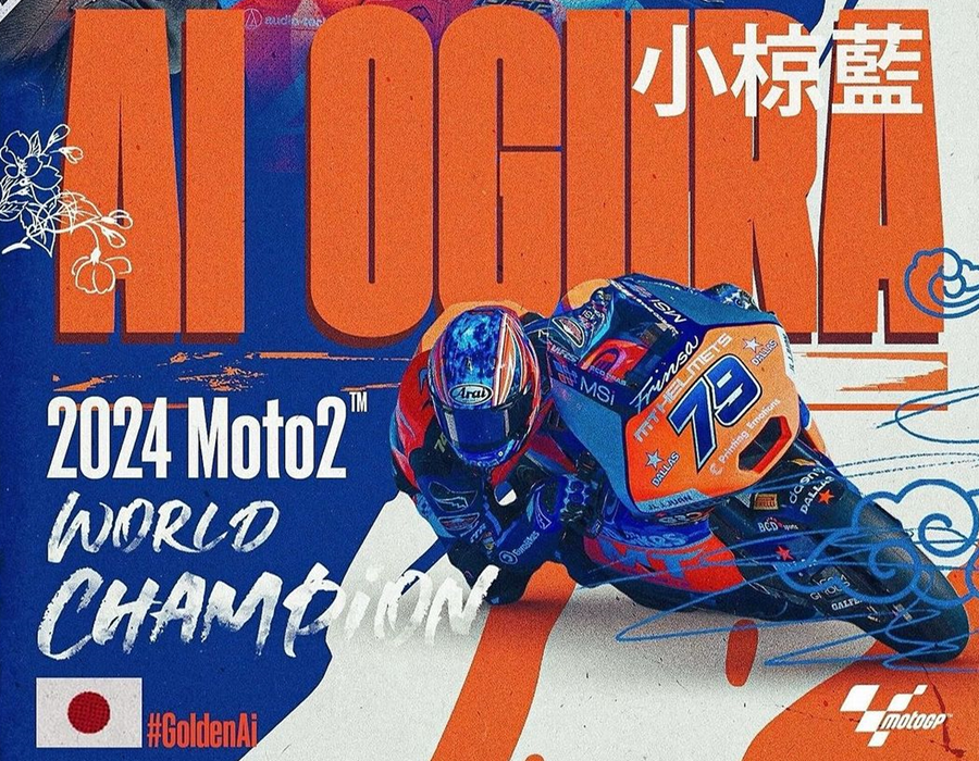 WRSがサポートする小椋藍選手、Moto2チャンピオン獲得!!