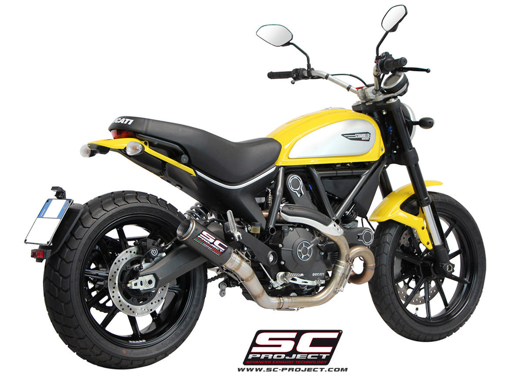 SC-PROJECT - CR-T スリップオンサイレンサー SCRAMBLER 800 '15-20